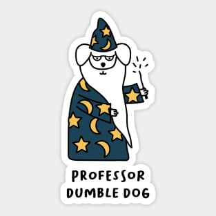 Professor Dumble Dog Sticker